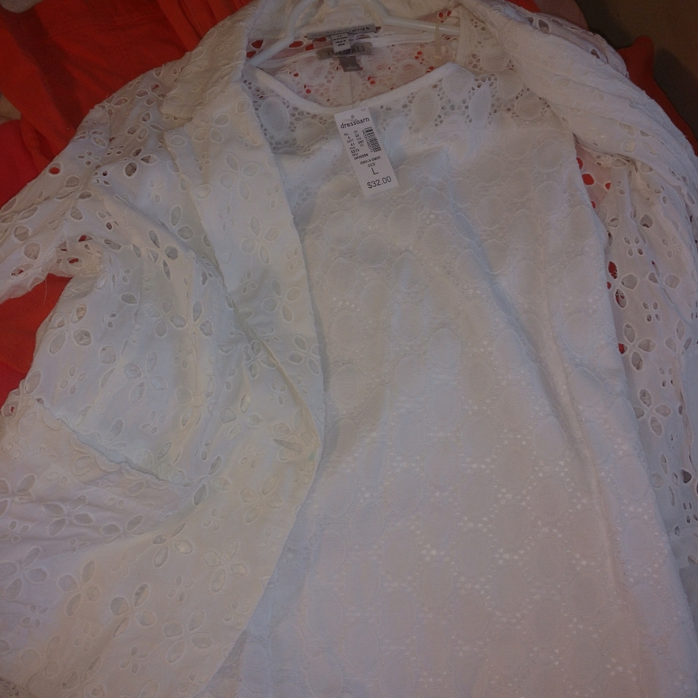 White lace top